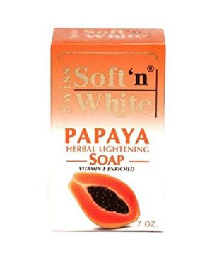 Soft n' White Swiss Papaya Soap 200g