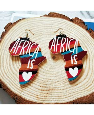 Earrings: Africa Love