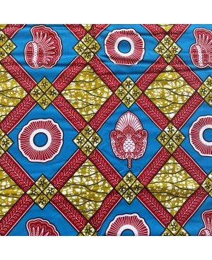 African Wax Print Fabric 09
